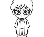 Coloriage L'enfant Harry Potter