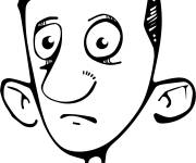 Coloriage Le portrait d'un enfant