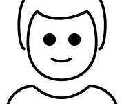 Coloriage Un enfant emoji