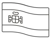 Coloriage Drapeau Espagne simple