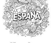 Coloriage Espagne mandala