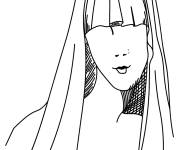 Coloriage et dessins gratuit Femme de S&eacute;ville en Espagne à imprimer