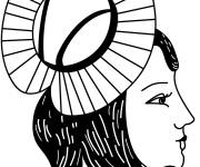 Coloriage et dessins gratuit Femme l&eacute;onaise d'Espagne à imprimer