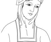 Coloriage et dessins gratuit Une paysanne espagnole à imprimer