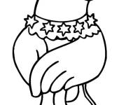 Coloriage et dessins gratuit Aigle am&eacute;ricain de dessin anim&eacute; à imprimer