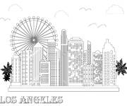 Coloriage Ville Los Angles