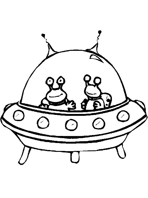 Coloriage et dessins gratuits E.T Extraterrestre à imprimer
