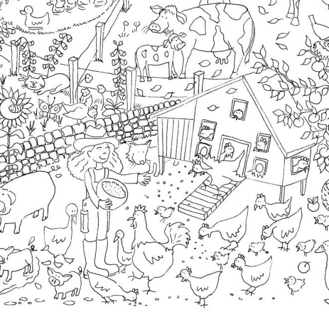 Coloriage et dessins gratuits Les animaux de la ferme à colorier enfants à imprimer