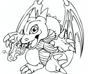 Coloriage Dragon feu Pokémon