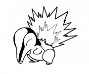 Coloriage Pok&eacute;mon crache du Feu
