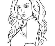 Coloriage C&eacute;l&eacute;brit&eacute; Cher Lloyd