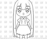 Coloriage et dessins gratuit Fille ado chibi à imprimer