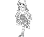 Coloriage Fille ado Swag en ligne