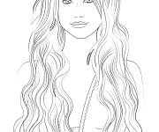 Coloriage Hannah Montana pour fille ado