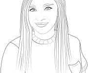 Coloriage Star Moriah Elisabeth pour fille ado