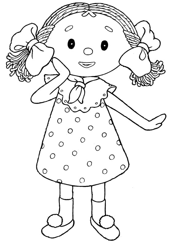 Coloriage Fille 6 Ans Dessin Fille à imprimer