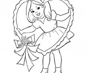 Coloriage Fille et Innocence