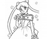 Coloriage Fille Kawaii