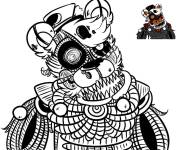 Coloriage Animatronic en couleur