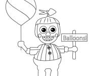 Coloriage Ballon Boy mignon de FNAF
