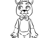 Coloriage et dessins gratuit Bonnie de FNAF à imprimer