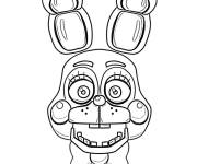 Coloriage et dessins gratuit Bonnie FNAF de cartoon à imprimer