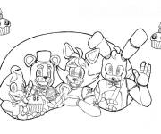Coloriage Colorie Five Nights at Freddy&rsquo;s