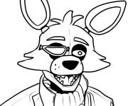 Coloriage Dessin de Freddy de FNAF