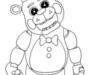 Coloriage et dessins gratuit Five nights at freddys jeux à imprimer