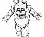 Coloriage et dessins gratuit FNAF cartoon pour enfant à imprimer