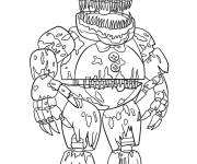 Coloriage et dessins gratuit Fredbear FNAF à imprimer