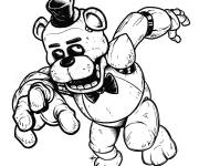 Coloriage Freddy de FNAF