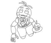 Coloriage L'anniversaire de Freddy FNAF