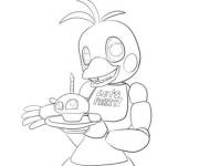 Coloriage La f&ecirc;te de Five Nights At Freddys