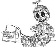Coloriage Le gar&ccedil;on mignon de FNAF
