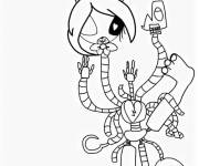 Coloriage Mangle Animatronic de FNAF