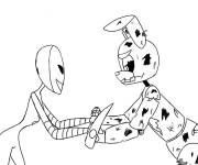 Coloriage Marionnette contre Bonnie
