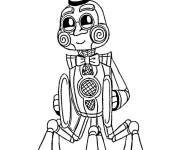 Coloriage Nightmare Music Man