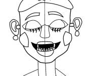 Coloriage Personnage Ballora de FNAF