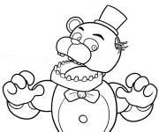 Coloriage Personnage principale de FNAF