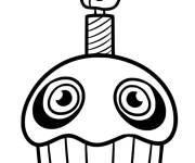 Coloriage Petit g&acirc;teau de FNAF