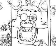 Coloriage Sc&egrave;ne de dessin anim&eacute; FNAF