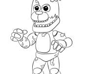 Coloriage Springtrap de FNAF