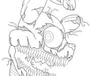 Coloriage T&ecirc;te de Springtrap DE fnaf