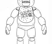 Coloriage Toy Chica de FNAF