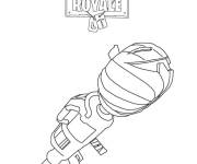 Coloriage Arme Pumpkin Launcher Fortnite 