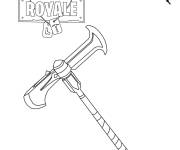 Coloriage Axecalibur Fortnite 
