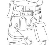 Coloriage Black Knight Fortnite Skin