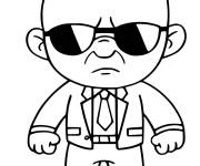 Coloriage  Brutus Skin Fortnite