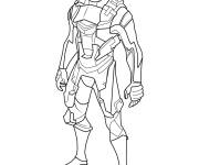 Coloriage Dark Vertex Skin Fortnite